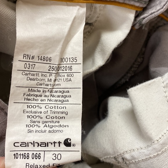 Carhartt Relaxed Fit Cargo Shorts Size 30 - Picture 12 of 13